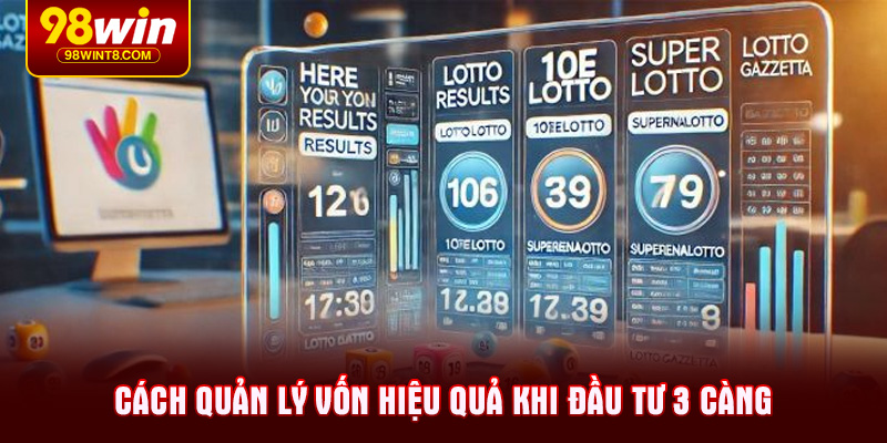 Cách chia tiền dàn 3 càng 10 số trong 3 ngày