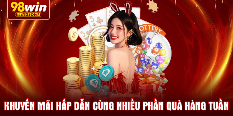 Khuyến mãi hấp dẫn cùng nhiều phần quà hàng tuần